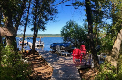 Arcadia House | Barn Style Lakefront Near Crystal Mountain with Pontoon and Game Room