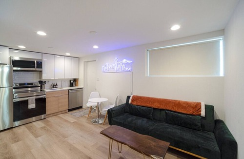 Minor Apartment | Basement Unit · The NEON Spot - Work station, KING bed