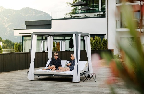 Garmisch-Partenkirchen House | Basic Doppelzimer zur Sonne Bal/ter. - Hotel Das Graseck