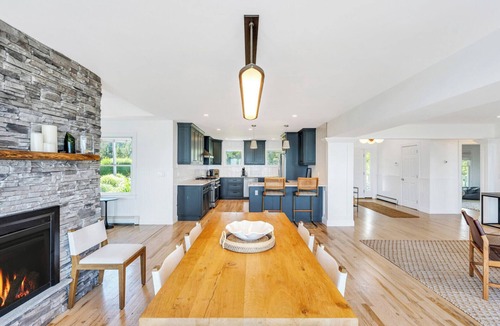Hampton Bays House | Bayfront Luxury Retreat with Heated Pool, Private Beach, and Sweeping Water...