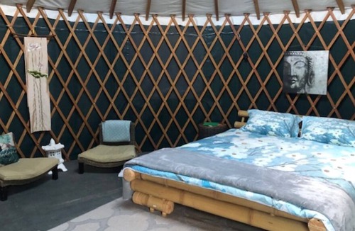 Duncan RV Rental | Be Nurtured by Nature in one of our 3 Fabulous Yurts Nestled Near the Forest