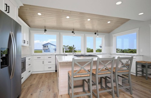 Caswell Beach House | Beach Buzz: Oceanfront with Expansive Beach and Sound Side Decks