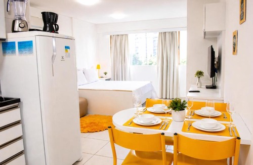 Boa Viagem Apartment | Beach Class Boa Viagem- Studio Flat A -Piscina-Academia-Sauna