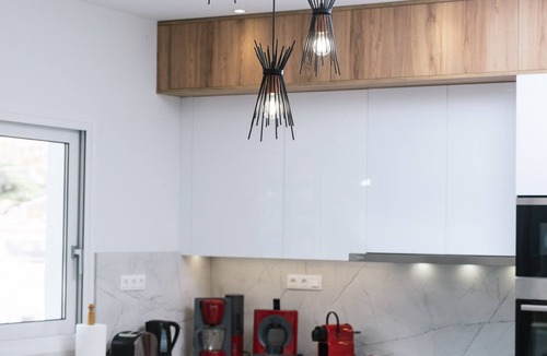 Lygaria Apartment | Beach front apartment with swimming pool ideal for families