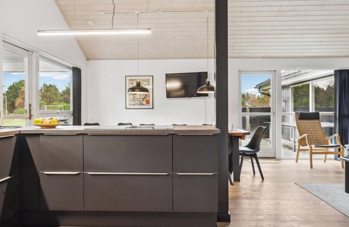 Bratten Strand House | Beach front home in Jerup with sauna