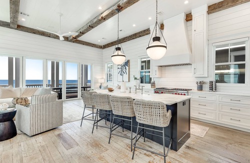 Seacrest House | BEACH FRONT "Marlin House" Custom, Heated Private Pool, 10BR, Sleeps 22