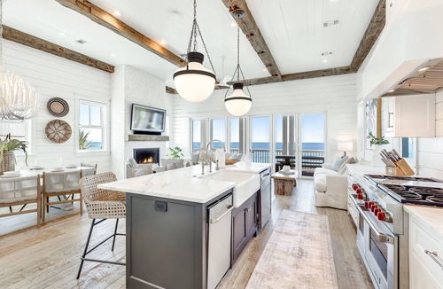 Seacrest House | BEACH FRONT "Marlin House" Custom, Heated Private Pool, 10BR, Sleeps 22