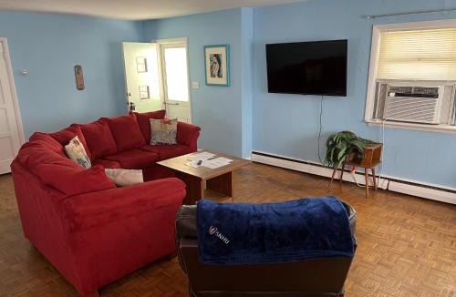 Cottage Line House | Beach Front on the Bay in our Rustic, Pet Friendly Cottage home