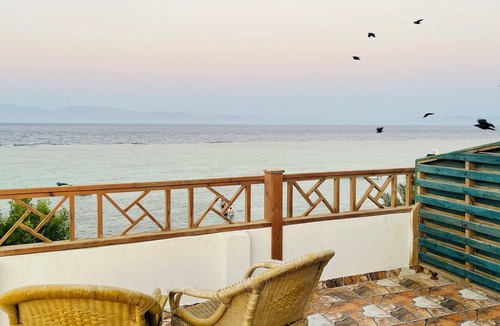 Dahab Ski Chalet | Beach front studio with huge roof top terrace