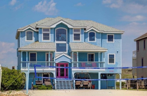South Nags Head House | Beach Please 8BR 7BA Beachfront Pool Hot Tub