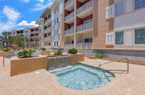 Waterside Village Condo | Beach Please - Waterside Village Condo 105 - Pet Friendly - Steps from the BEACH-Pool & Hot Tub-Boat Dock