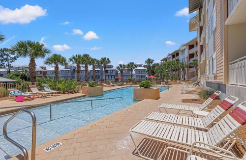 Waterside Village Condo | Beach Please - Waterside Village Condo 105 - Pet Friendly - Steps from the BEACH-Pool & Hot Tub-Boat Dock