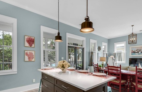 Frangista Beach House | Beach Service ☀️350 Feet to Beach & 30 Feet to *Heated Comm Pool w/ Waterfall ☀️ New Remodel