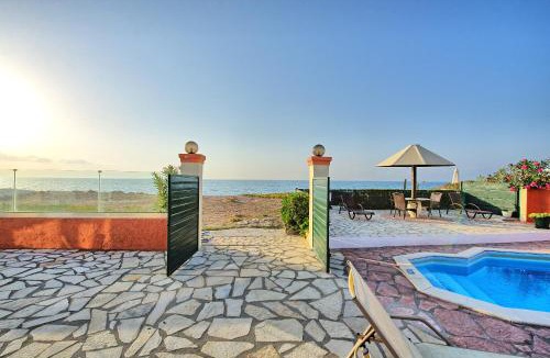 Almiros Beach Villa | Beach Villa Athanasia - villa with private pool on the beach by PosarelliVillas
