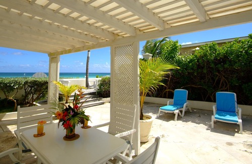 Silver Sands Apartment | Beachfront 2 bedroom apt. No. 1 on the white sand beach of Silver Sands