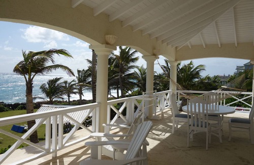 Silver Sands House | Beachfront 2 bedroom apt. No. 4 right one of the white sand beach of Silver Sands