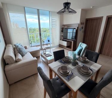 Nueva Gorgona Apartment | Beachfront 2BR Ocean view Balcony 3 Pools