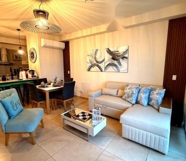 Nueva Gorgona Apartment | Beachfront 2BR Ocean view Balcony 3 Pools