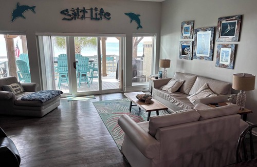 Panama City Beach House | Beachfront 3BR/3BA Townhome in PCB, Remodeled, Pet Friendly
