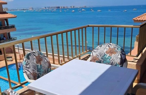 San Javier Apartment | Beachfront 3BR Condo w Pool Views Sleeps 10