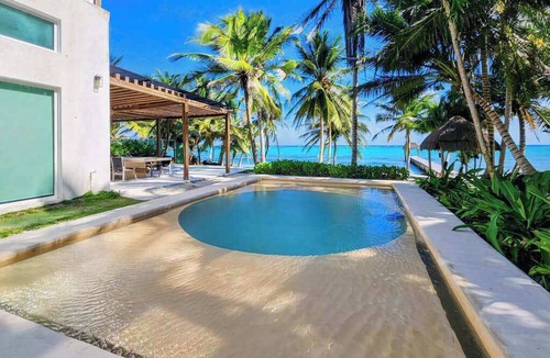 Soliman Bay House | Beachfront 8BR Villa, Private Pool | Tulum