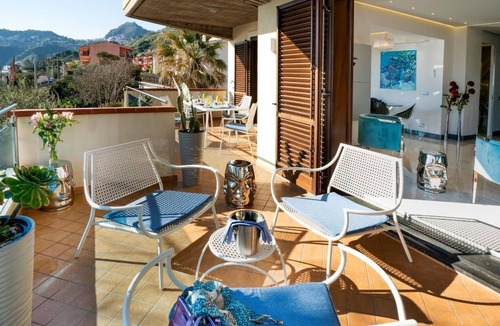Mazzeo Apartment | Beachfront Apartment by Interhome