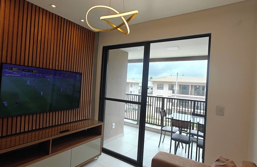 Sao Domingos Apartment | Beachfront apartment with ocean view, pool & comfort on the best beaches of Ilhéus.