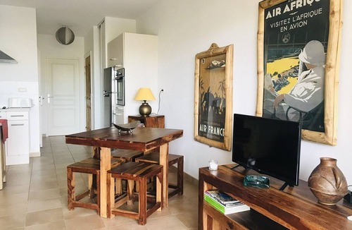 Marine de Saint Ambroggio Apartment | Beachfront Apartment with Terrace & Wi-Fi in Lumio, 4 Guests