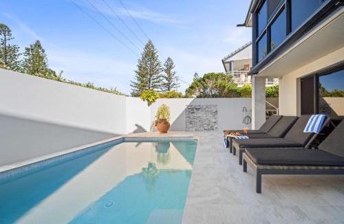 Buddina House | Beachfront at Buddina with Heated Pool & Sea Views