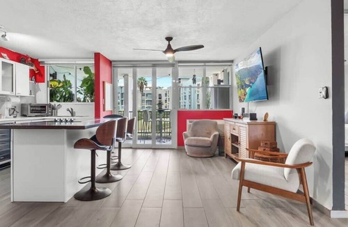 Pedernales Apartment | Beachfront | Balcony With Pool & Beach Views