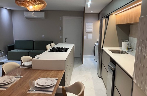 Itacolomi Apartment | Beachfront Home Club apartment in Balneário Piçarras, 15 minutes from Beto Carrero World.