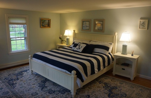 North Chatham House | Beachfront Cape w/ Dock Hot Tub Fire Pit Outdoor Kitchen Boats Kayaks - Pets Ok!