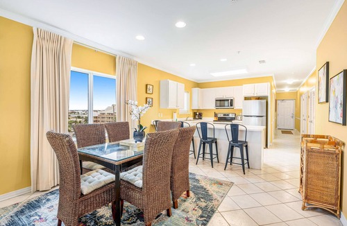 Orange Beach East Condo | Beachfront condo with Gulf front shared pool, private balcony, and grilling area