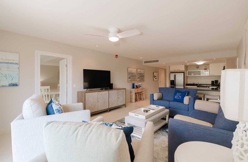 Oranjestad-West Condo | Beachfront - Garden Delight 3BR condo - E125