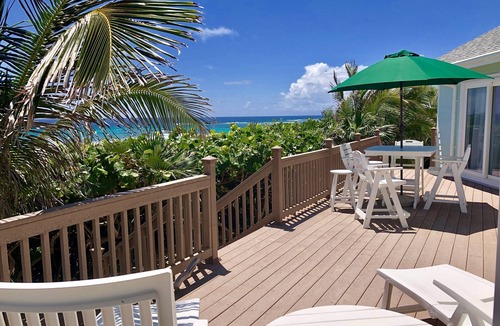 Clarence Town House | Beachfront Home Right on Private Beach!
