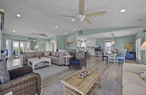 Topsail Beach House | Beachfront home with stunning views, elevator and multiple decks