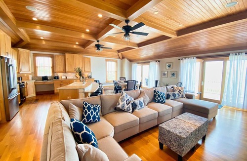 Cape Charles House | Beachfront Home with Sunset Views, Bay Creek Access