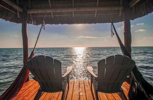 Soliman Bay House | Beachfront home with private heated pool, jacuzzi, sauna, ocean views & AC