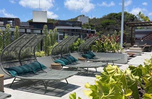 Cabo Branco Apartment | Beachfront in Cabo Branco | Rooftop pool