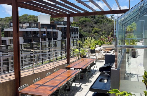 Cabo Branco Apartment | Beachfront in Cabo Branco | Rooftop pool