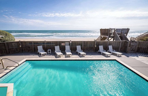 Ocean Hill House | Beachfront Oasis w Dune Walkover, Pool/Spa & More!