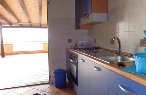 Capo d'Orlando Apartment | Beachfront penthouse with panoramic terrace and direct beach access