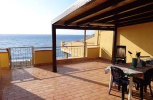 Capo d'Orlando Apartment | Beachfront penthouse with panoramic terrace and direct beach access