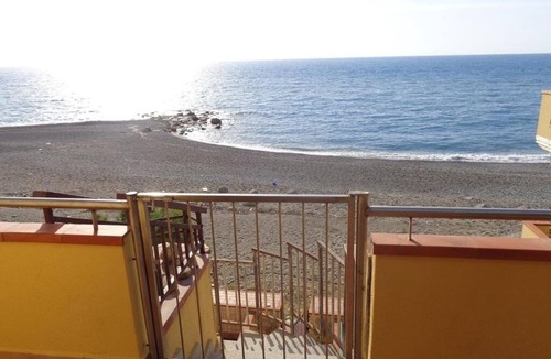 Capo d'Orlando Apartment | Beachfront penthouse with panoramic terrace and direct beach access