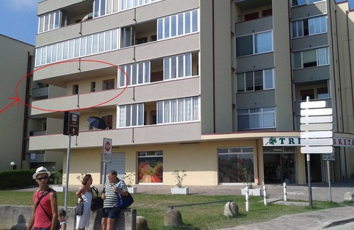 Lido Adriano Apartment | beachfront property, large balcony, unobstructed view of them