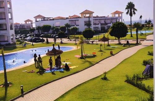 Asilah Beach Apartment | Beachfront Resort Flat with 4 Pools 20 Min Tangier
