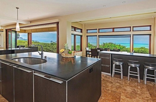 Kailua Ski Chalet | Beachfront Six Bedroom Ultra Modern Villa with 80ft Pool in Kailua