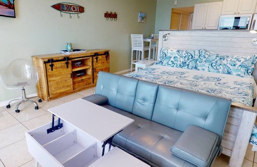 Treasure Island Condo | Beachfront Studio Condo. Heated Pool. Perfect Views From Private Balcony.
