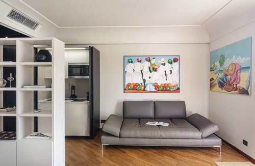 Albaro Apartment | Beachfront Studio with Terrace by Wonderful Italy