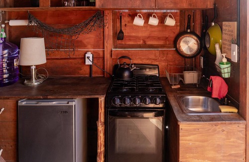 La Fortuna House | Beachfront Tiny Home on the La Fortuna Surf Break - The Baja Station